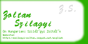 zoltan szilagyi business card